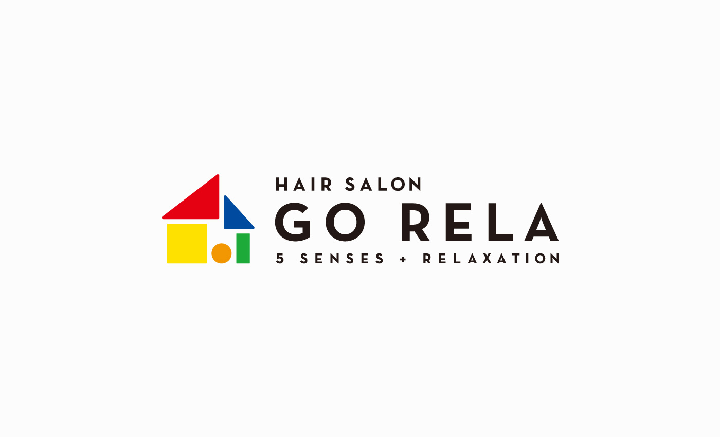 GORELA美容室サロンのロゴデザイン横組